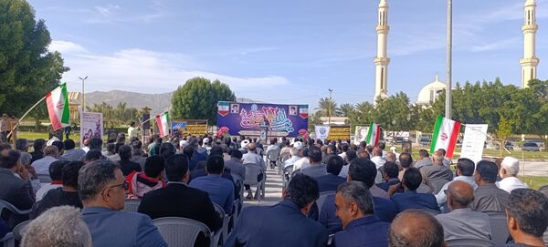 راهپیمایی دشمن‌شکن ۲۲ بهمن در بستک؛ نماد وحدت و همدلی مردم