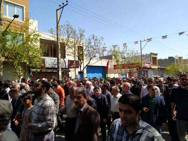 حضور پرشور مردم دارالمؤمنین کاشان در راهپیمایی روز قدس