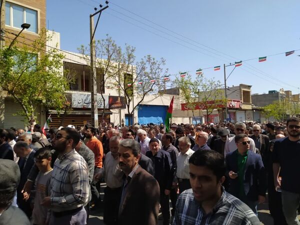 حضور پرشور مردم دارالمؤمنین کاشان در راهپیمایی روز قدس