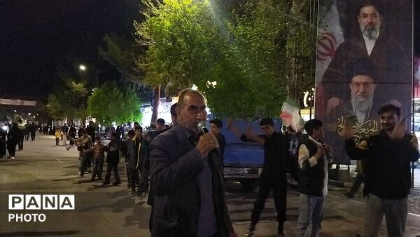 هیئت گلبو علیا در چهل و یکمین شب از اجتماعات مردمی نیشابور 