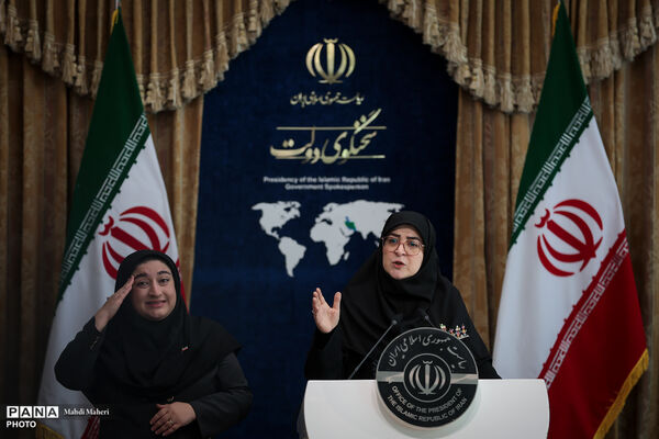 نشست خبری سخنگوی دولت