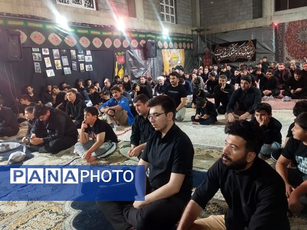 مراسم پرشور عزاداری شب تاسوعای حسینی در مسجد موسی‌ بن جعفر(ع) قروه