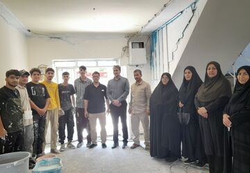 شاداب‌سازی مدارس الشتر با اجرای طرح «شهید عجمیان»