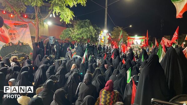 مراسم وداع و تشییع پیکر مطهر سردار شهید حسین ظریفی