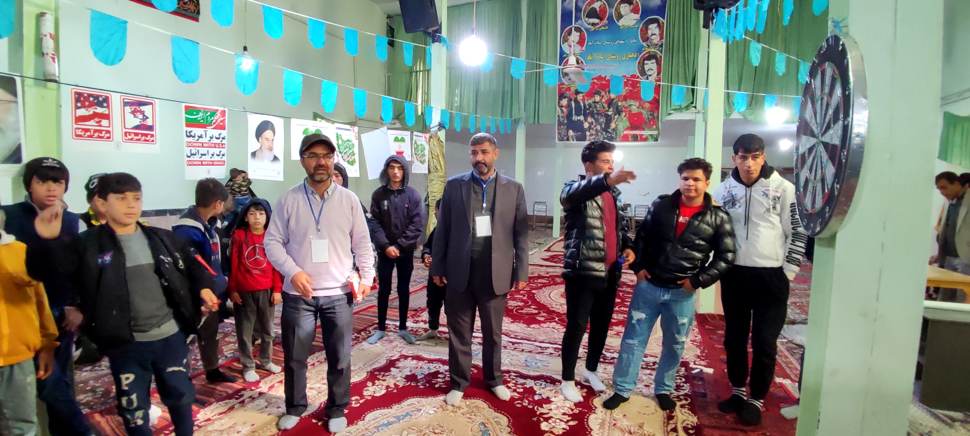 برگزاری مسابقات دارت در جشن بزرگ ۲۲بهمن در روستای اسلام آباد شیروان 