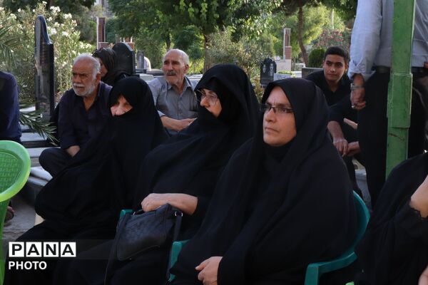 طنین تعزیه در صحن امام‌زاده عقیل (ع) اسلامشهر 