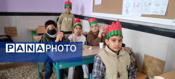 جشن یلدایی در مدرسه شهدای فرهنگی شهرستان شیروان