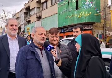 حضور وزیر آموزش و پرورش در راهپیمایی ۲۲ بهمن