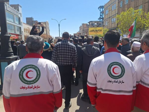 حضور حماسه‌ساز و پرشور مردم شهرستان خواف در راهپیمایی روز قدس