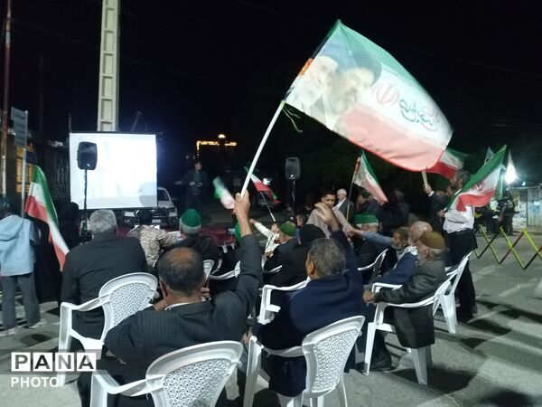 شکوه بصیرت  مردم ولایت مدار شهر بار برای دفاع از وطن 
