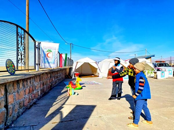 حضور تیم سحر هلال‌احمر شیروان در مانور اضطراری شهرستان فاروج