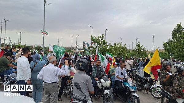  رژه موتوری عید غدیر با شکوه برگزار شد