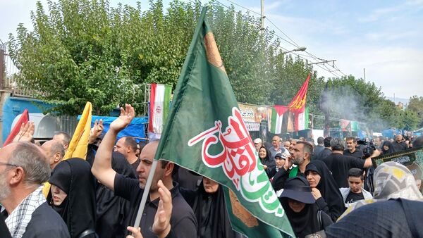 برپایی موکب عشاق الحسین سازمان دانش‌آموزی شهر تهران