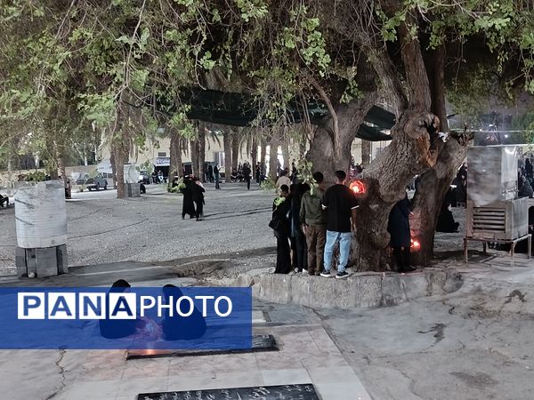 شام غریبان در امامزادگان سید محمد و سید نظام الدین شهرستان حاجی‌آباد