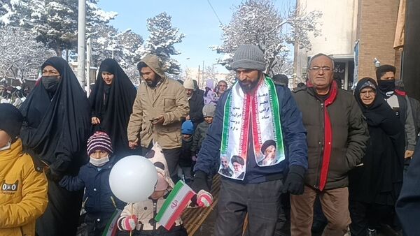 راهپیمایی ۲۲ بهمن در نیشابور 