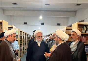 حضور حجت‌الاسلام والمسلمین محسنی اژه‌ای در مسجد مقدس جمکران/ بازدید رئیس عدلیه از کتابخانه موسسه امام صادق (ع)