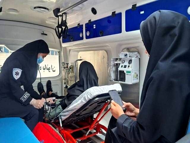 امداد رسانی کارشناسان‌ پایگاه اورژانس بانوان تربت حیدریه به ۲۶۰ مددجو