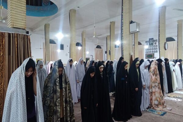اعتکاف دانش‌آموزی درشهرستان مرزی پارس آباد 