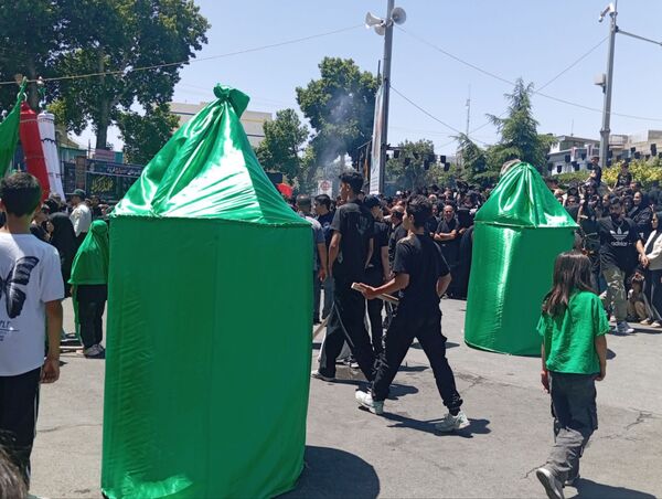 مردم قروه با شور حسینی در عاشورای امسال گردهم آمدند