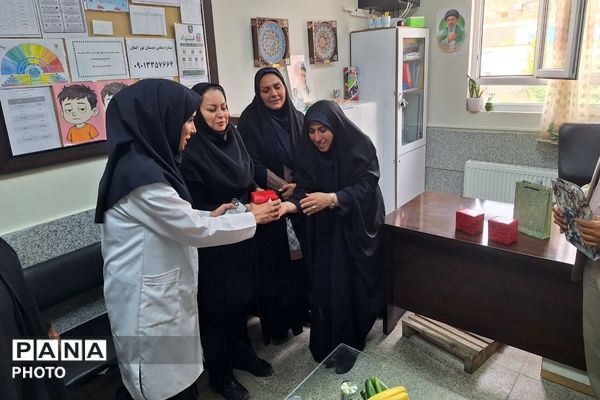 افتتاح اتاق بهداشت مدرسه نور ایمان پردیس به مناسبت  هفته سلامت