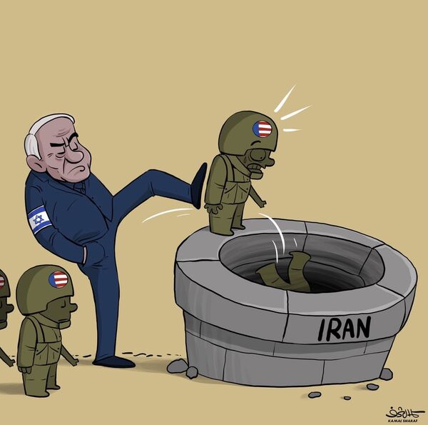 اقتدار ایران در قاب کاریکاتورهای کمال شریف