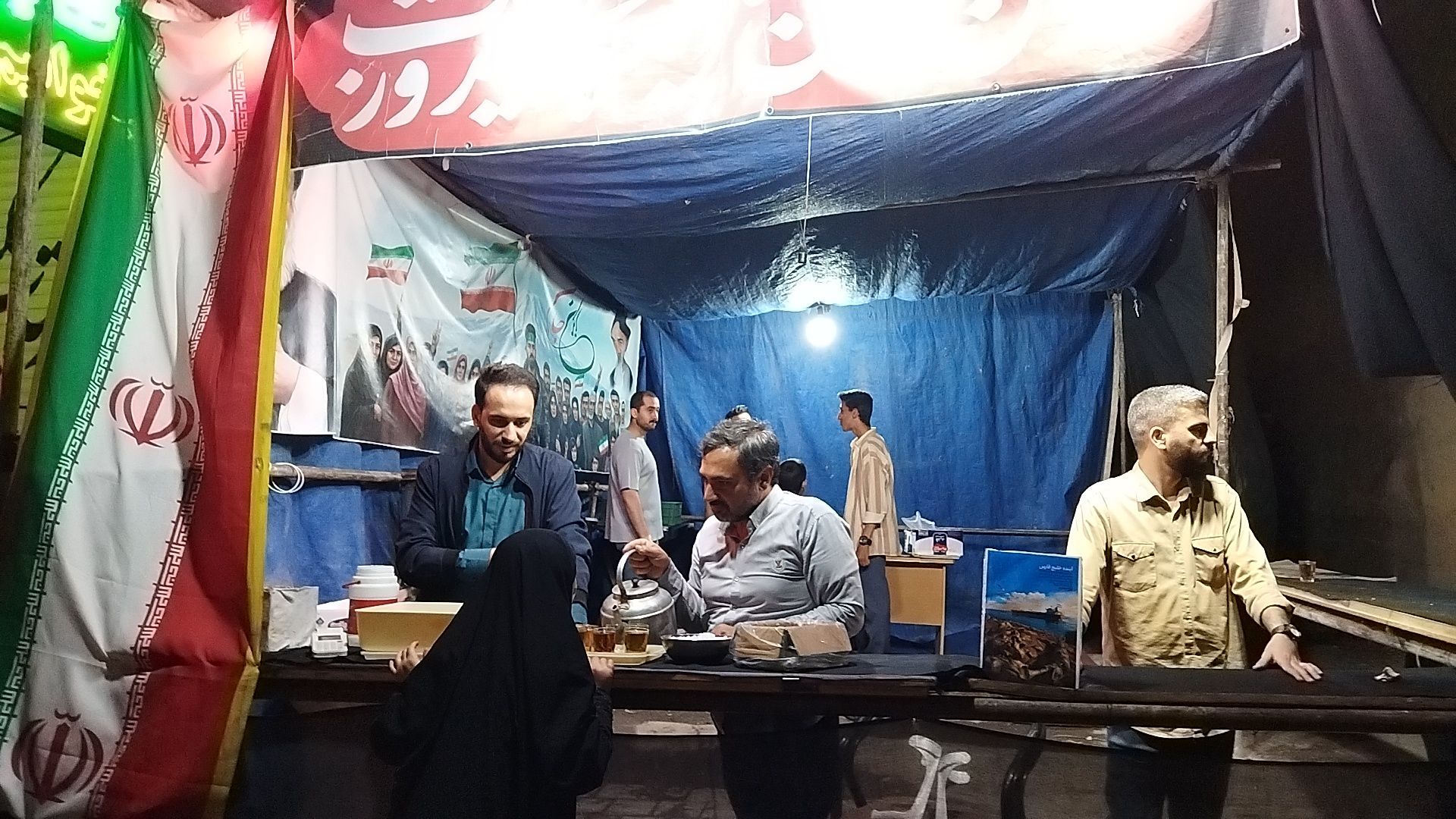 موکب کانون باهنر  در شصت و هفتمین شب از اجتماعات مردمی نیشابور