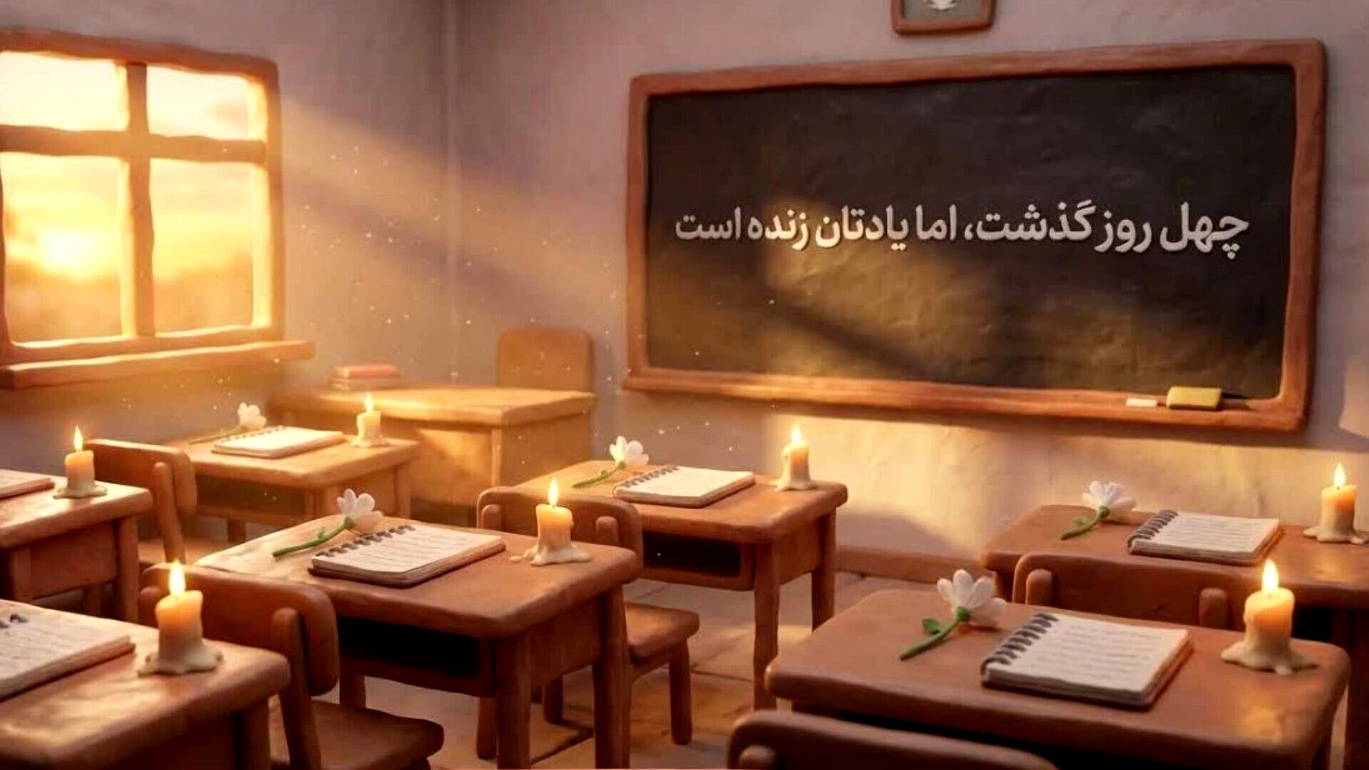 به بهانه چهلمین روز شهادت دانش‌آموزان عزیز مدرسه «شجره طیبه» شهرستان میناب