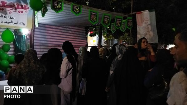 مهمانی کیلومتری غدیر در نیشابور 
