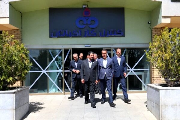 بازدید مسئولان همدان از شرکت کنترل گاز اکباتان