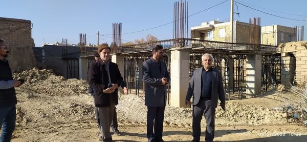 بازدید مدیرکل نوسازی استان خراسان شمالی از پروژه‌های شهرستان گرمه 