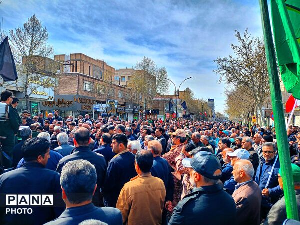 تشیع پیکر مطهر سردار شهید غلامرضا محمد زاده