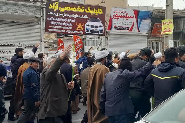 حماسه ۹ دی زنده است؛ ورامینی‌ها بار دیگر با ولایت، پیمان بستند