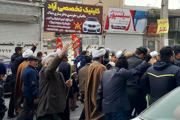 حماسه ۹ دی زنده است؛ ورامینی‌ها بار دیگر با ولایت، پیمان بستند