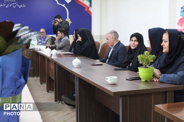مراسم سالروز تاسیس سازمان دانش آموزی در خراسان شمالی