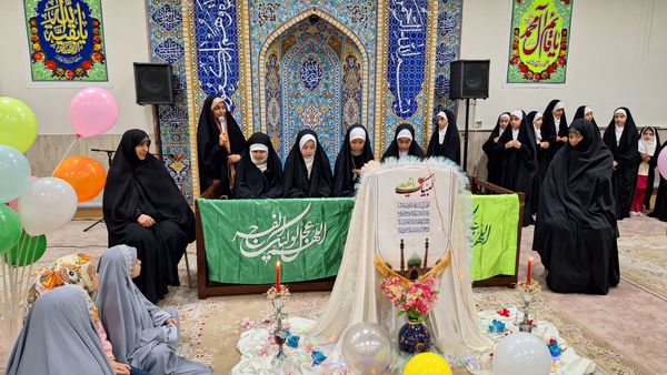 شور و شادی میلاد منجی عالم در دارالقرآن امام حسین (ع) ناحیه ۶ مشهد