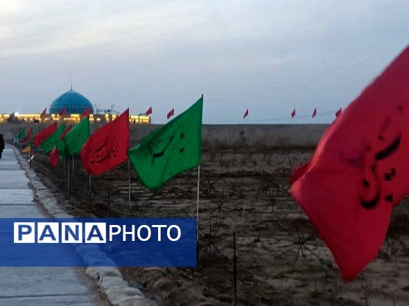 حضور دانش‌آموزان دبیرستان شهیده معصومه قزوینی در اردوی راهیان نور جنوب