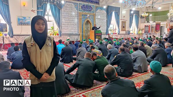 اقامه نماز عبادی سیاسی جمعه در شهر دارالسادات بار نیشابور 