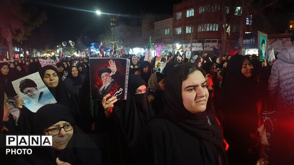 حضور پرشور مردم انقلابی آشخانه در عزاداری رهبر انقلاب