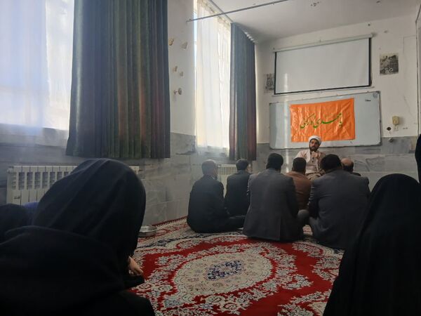 دعای ندبه در مدرسه حضرت زهرا (س) نیر