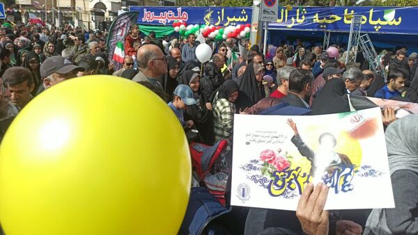 راهپیمایی 22 بهمن در شیراز برنامه دشمن را برچید