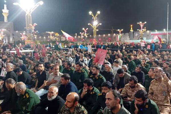 مراسم بزرگداشت قائد شهید امت اسلامی در حرم مطهر رضوی