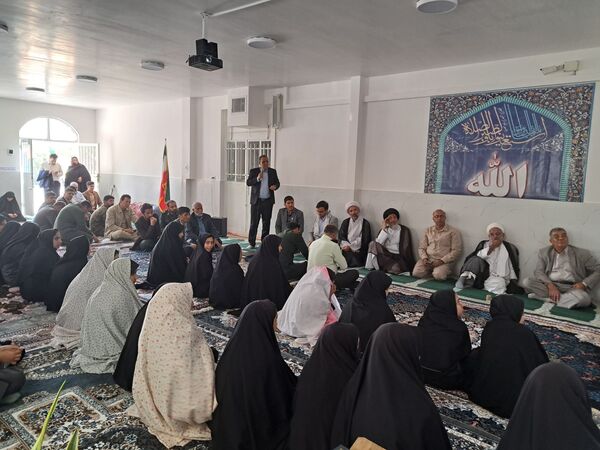 آیین بازگشایی مدارس و افتتاح نماز خانه، در آموزشگاه تکتم باخرز