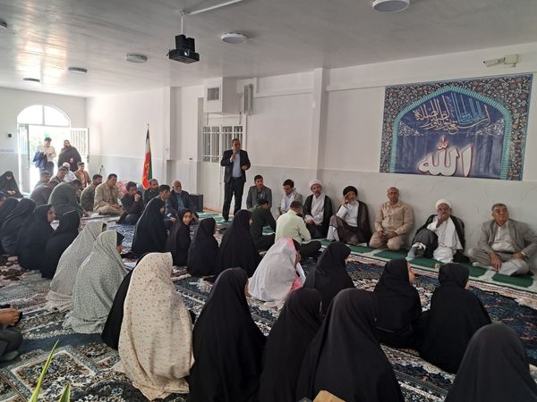 آیین بازگشایی مدارس و افتتاح نماز خانه، در آموزشگاه تکتم باخرز