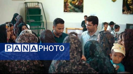 اردوی جهادی کاروان نشاط و تربیت در روستای قوچ پلنگ شهرستان کاشمر