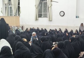 مراسم اولین شب احیای نوزدهم در مسجد جامع روستای مهدی آباد خلیل آباد 