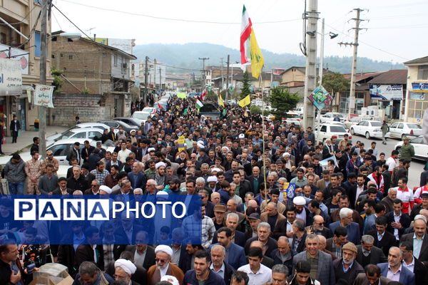 راهپیمایی روز قدس بندپی شرقی