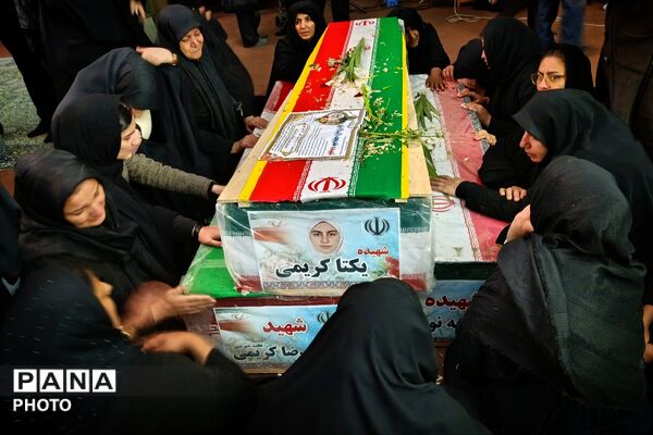وداع با شهدای چقاگلان کرمانشاه 