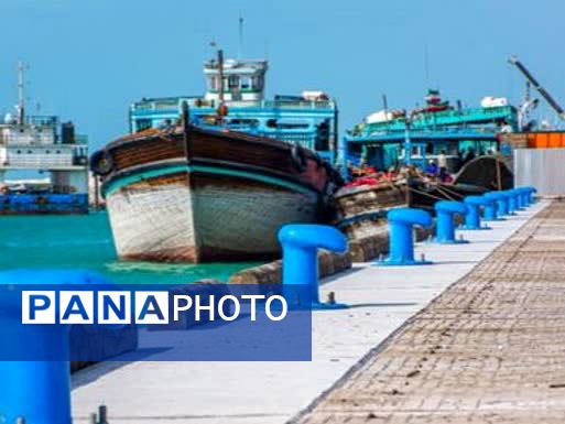 جلوه‌ای از زیبایی اسکله بندر چارک