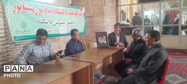 خدمت رسانی ادارات و سازمان های شهرستان نیشابور در میزخدمت نماز جمعه 