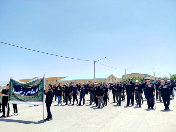 دسته عزاداری ظهر عاشورا در فاروج 